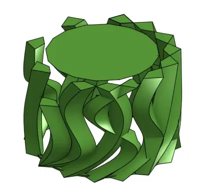 Bàn để ly thấp poly cho không gian bàn - Image 2