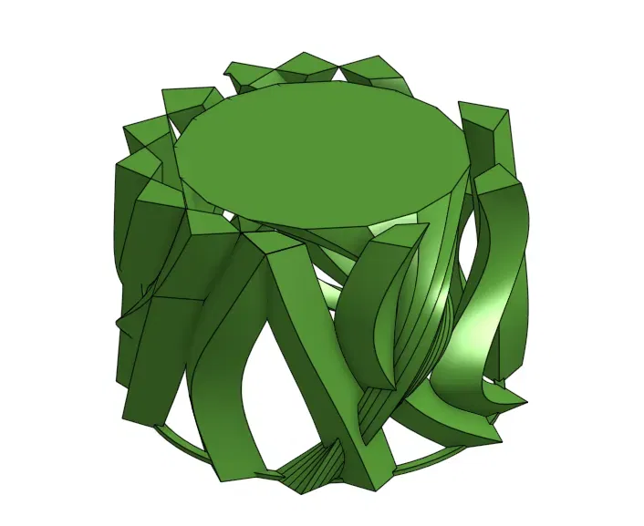 Bàn để ly thấp poly cho không gian bàn - Image 3