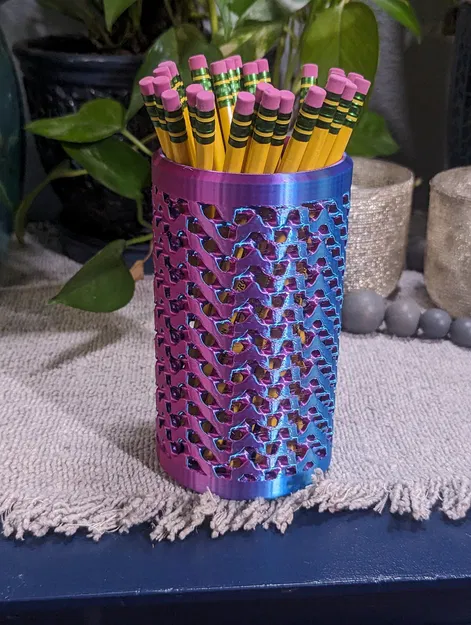 Cốc bút/vase phong cách độc đáo từ lưới Schwarz D - Image 3