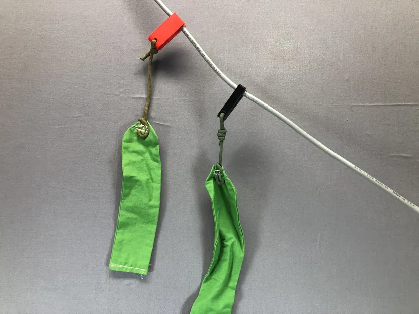 Kẹp cờ cho dây treo ăng-ten và cáp đồng trục - Image 1