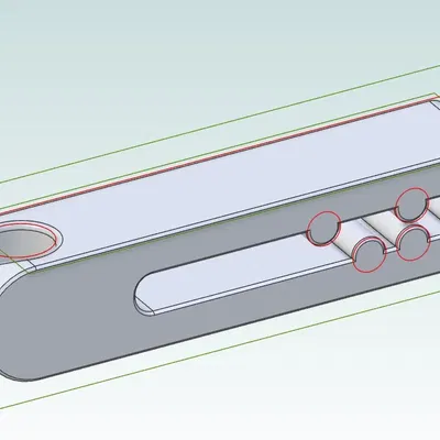 Kẹp cờ cho dây treo ăng-ten và cáp đồng trục