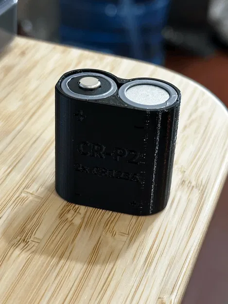 Bộ chuyển đổi pin 2x CR123A sang CR-P2 (223A) - Image 1