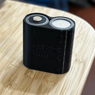 Bộ chuyển đổi pin 2x CR123A sang CR-P2 (223A)