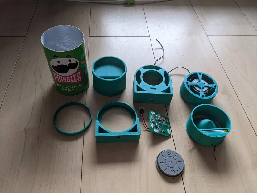 Loa bluetooth Pringles tái chế từ ống nhựa ngắn - Image 2