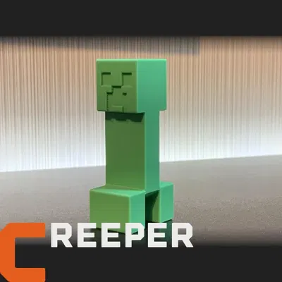 Mô hình Creeper trong Minecraft phiên bản 1.0