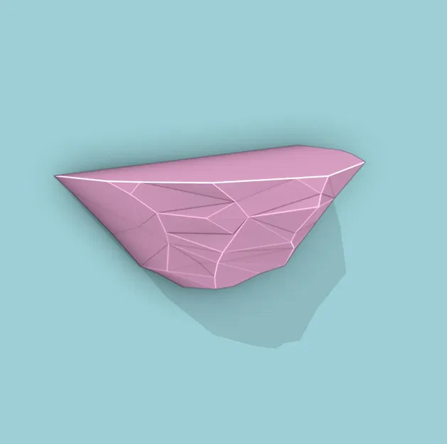 Giá đỡ tường Low-Poly kiểu dáng hiện đại - Image 1