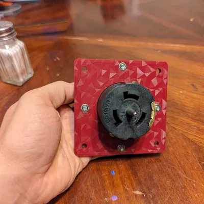 Bảng gắn vào MEP-803/2 cho ổ cắm Marinco CS6369 50 Amp