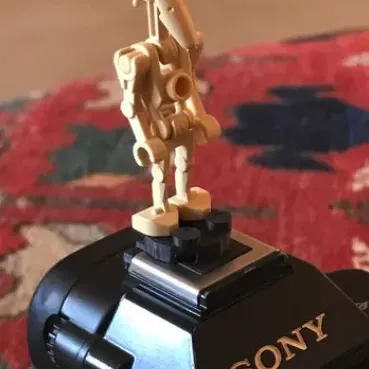 Nắp đậy hot shoe cho máy ảnh hình Lego Minifig