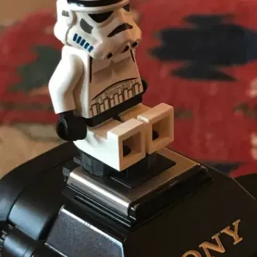 Nắp đậy hot shoe cho máy ảnh hình Lego Minifig