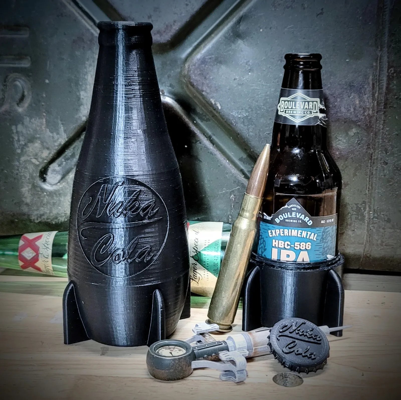 Koozie chai Nuka-Cola cho chai dài và chai di sản 1