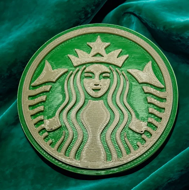 Đế lót ly biểu tượng Starbucks với thay đổi filament - Image 1