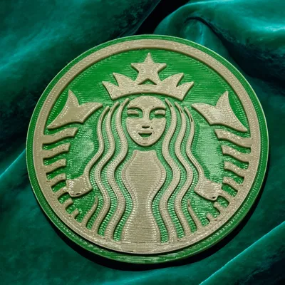 Đế lót ly biểu tượng Starbucks với thay đổi filament