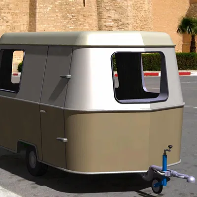 Xe kéo cắm trại phong cách thập niên 60 từ Eriba Faun