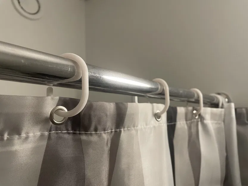 Vòng treo rèm cho thanh 25 mm - Image 1