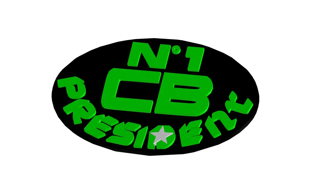 Biểu tượng tổng thống CB làm từ nam châm 8x3mm - Image 1