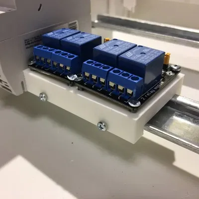 Giá đỡ mô-đun rơ-le đôi cho thanh DIN