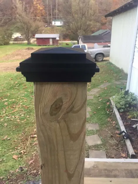 Nắp cột 4x4 cho hiên nhà thêm tay vịn - Image 1