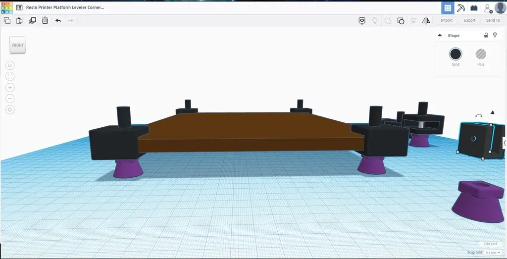 Thiết bị cân bằng máy in resin cho Voxelab Proxima - Image 6