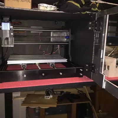 Bộ vỏ CNC foxalien 3018 Pro với laser 7.5W