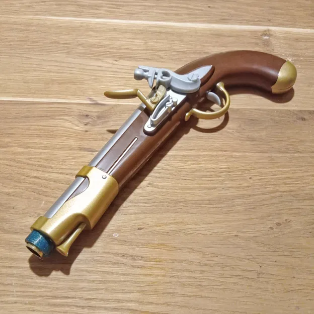 Tay súng hải tặc BuzzBee với bộ phận lò xo và vòng trước - Image 1