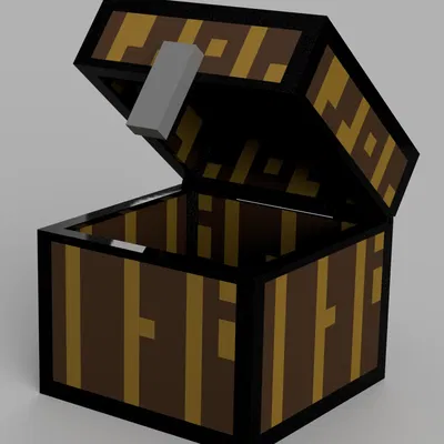 Hòm kho báu đa màu sắc trong Minecraft