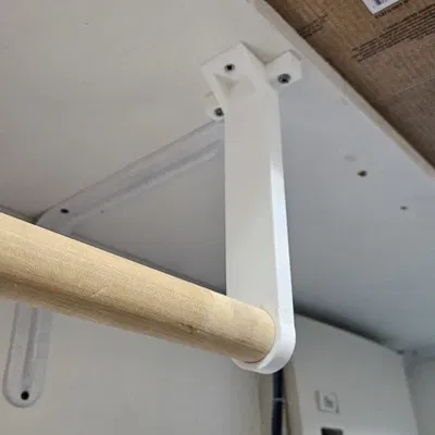 Giá đỡ thanh treo tủ dưới kệ