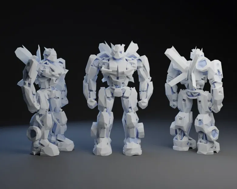 Nhân vật Bumblebee phong cách Low Poly - Image 1