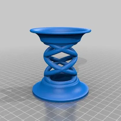 Giá đỡ nến xoắn ốc độc đáo cho không gian sống