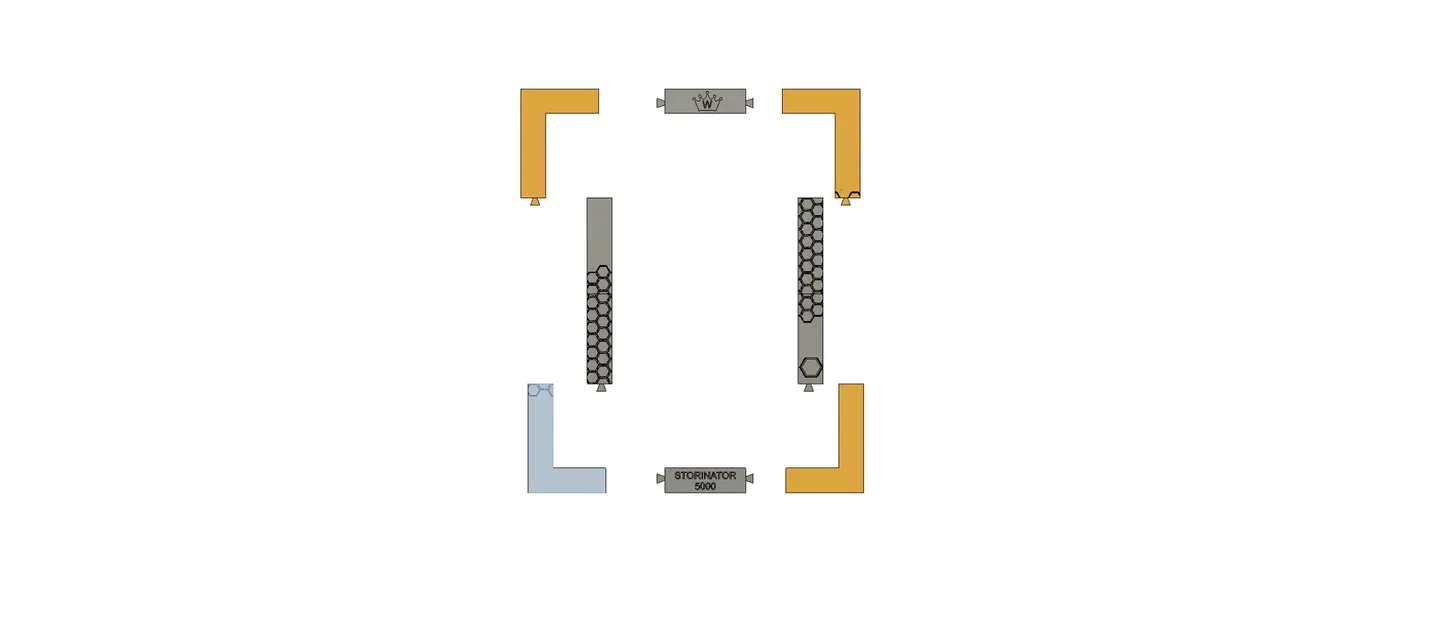 Khung tổ ong với thiết kế khóa góc chắc chắn - Image 3