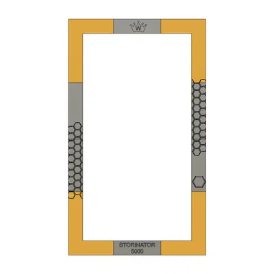 Khung tổ ong với thiết kế khóa góc chắc chắn