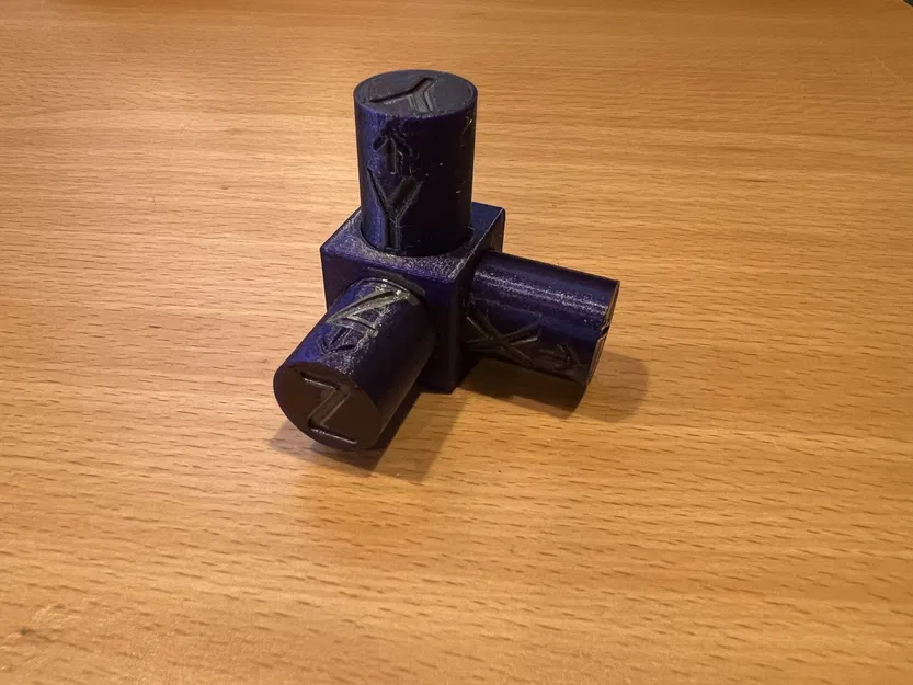 Khối trục tọa độ XYZ cho mô hình CAD và in 3D - Image 3