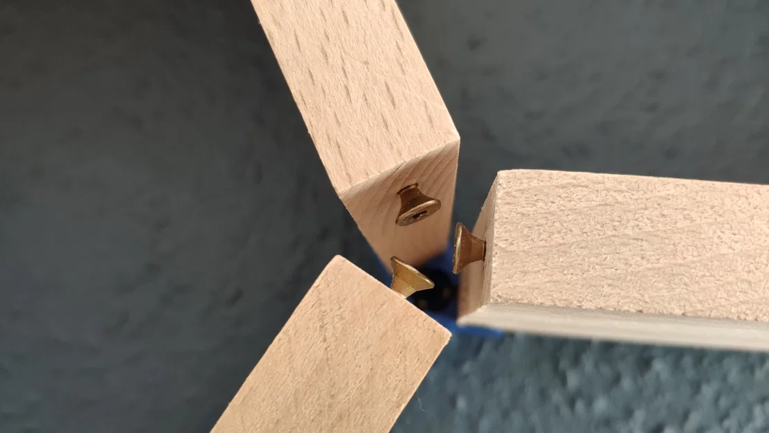 Hệ thống kệ hình lục giác bằng gỗ và kết nối in 3D - Image 3