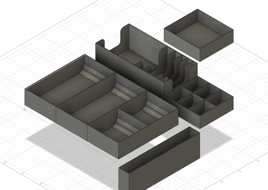 Bộ khay tổ chức trò chơi board game Earth 2023 - Image 1