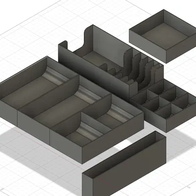 Bộ khay tổ chức trò chơi board game Earth 2023