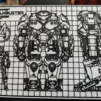 Bản vẽ Hulkbuster của Marvel in trên máy Sovol SV06