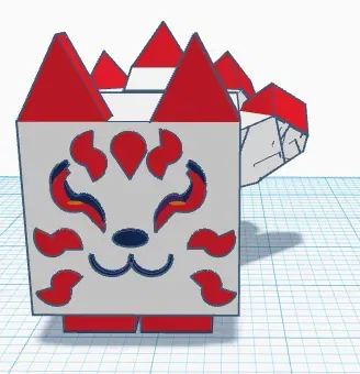 Nhân vật cáo kitsune từ trò chơi Pet Sim 99 - Image 1