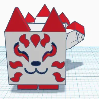 Nhân vật cáo kitsune từ trò chơi Pet Sim 99