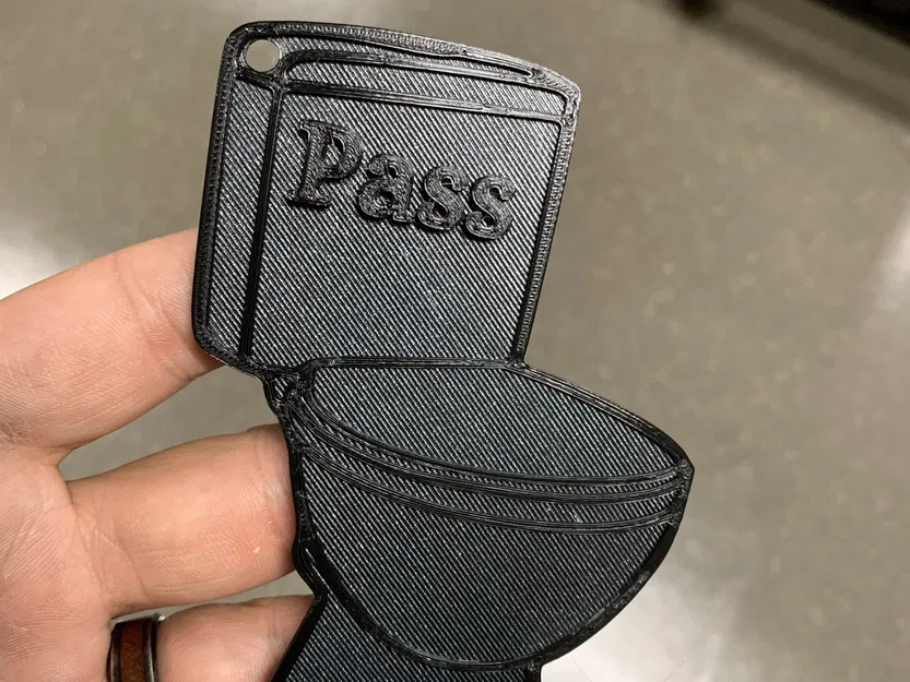 Thẻ thông hành nhà vệ sinh cho trường học - Image 2