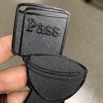 Thẻ thông hành nhà vệ sinh cho trường học