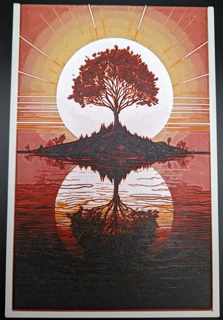 Bức tranh filament hoàng hôn tuyệt đẹp trên hòn đảo - Image 1