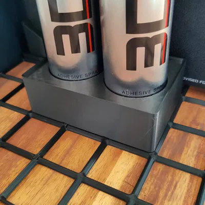 Giá đỡ cho bình xịt keo 3DLAC 400ml dạng Gridfinity