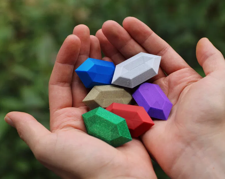 Mô hình rupee đa sắc phong cách Zelda - Image 1