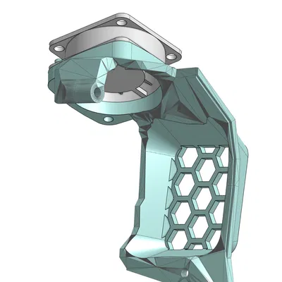 Cửa thông gió Stealthburner với quạt 3010 và không gian cho EBB