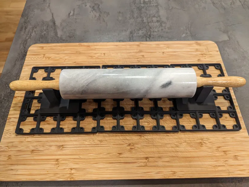 Giá đỡ cây cán bột Gridfinity cho nhà bếp - Image 3