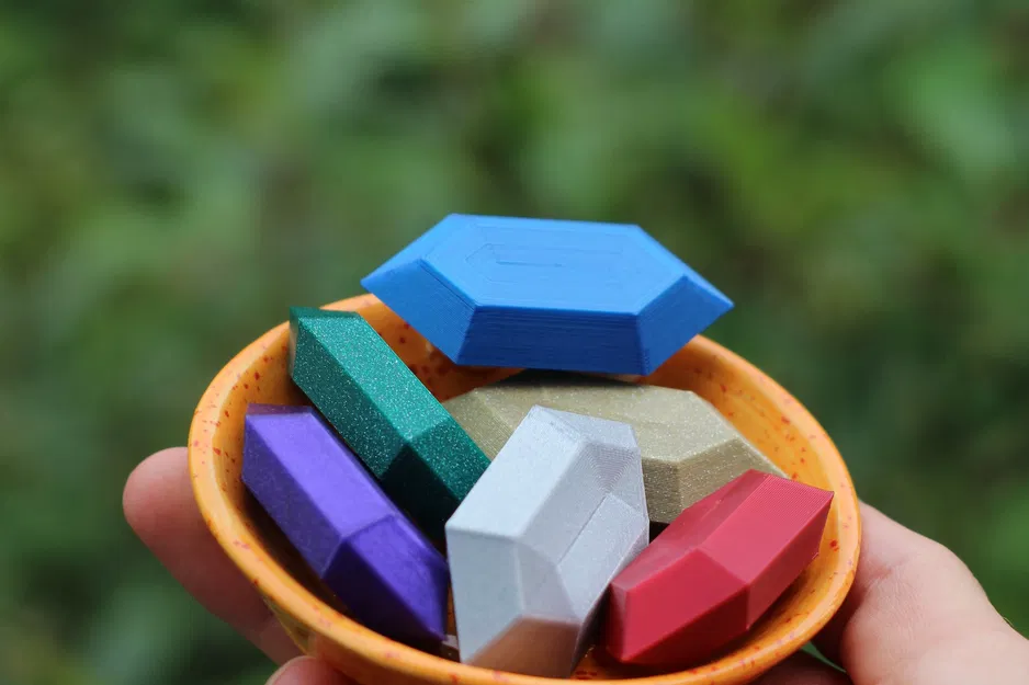 Mô hình rupee đa sắc phong cách Zelda - Image 2