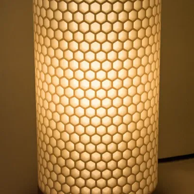 Chao đèn trang trí hình tổ ong