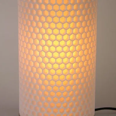 Chao đèn trang trí hình tổ ong