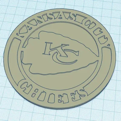 Đế lót ly KC Chiefs cho mùa bóng đá