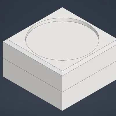 Đế cúp xếp chồng cho bảng tên 1 inch