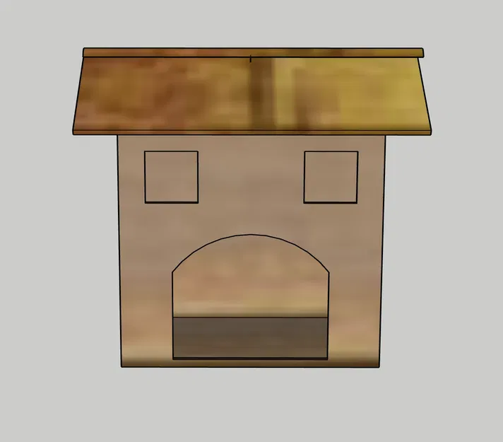 Mô hình nhà cho máng cỏ GT2 thiết kế bằng SKETCHUP - Image 2